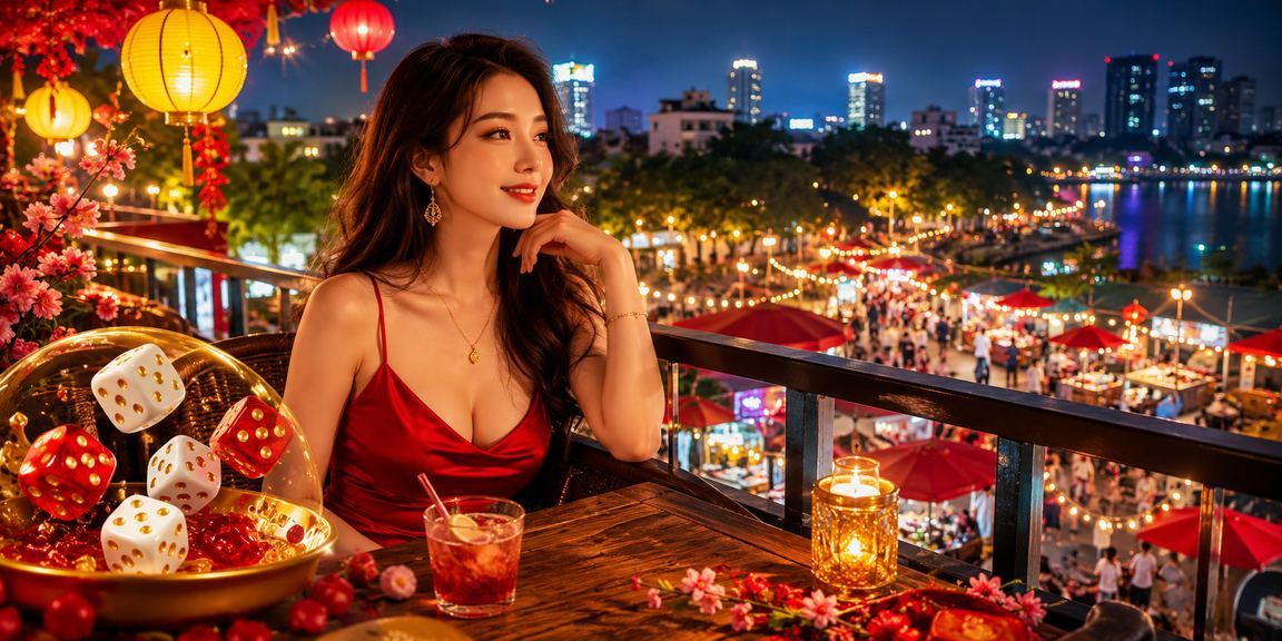 Xúc xắc tài xỉu bên ly cà phê Việt gợi nhịp trò chơi nhanh